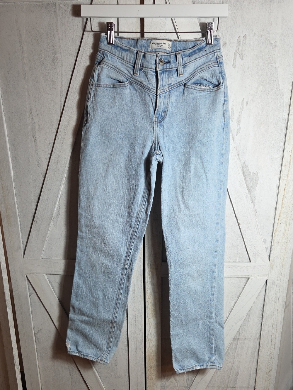 Abercrombie & Fitch The '90s Straight Mid Rise Jeans Size 00